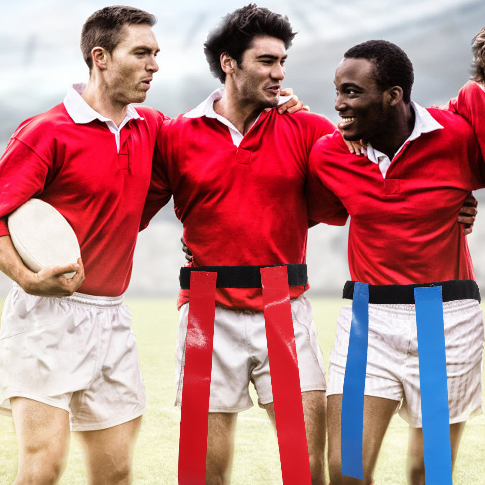 Sports Equipment Game - 2Sets Football Waist Flags Adjustable Belt