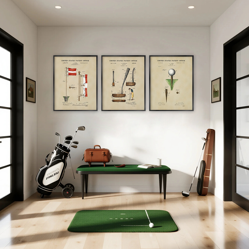 Vintage Golf Patent Art Prints - Sports Equipment Drawing review and price