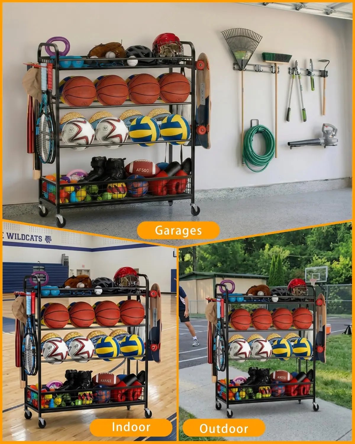Garage Sports Equipment Organi - Sports Equipment Garage Storage review and price