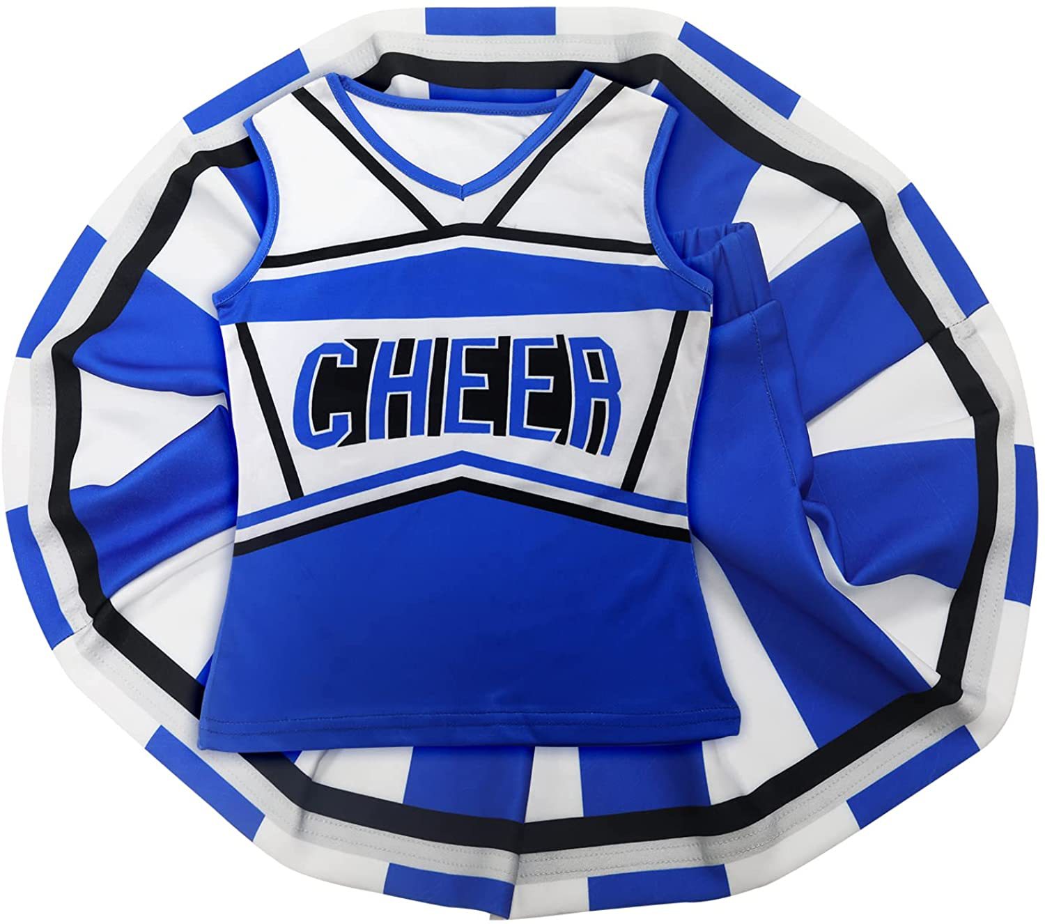 Blue Cute Cheerleader Outfit G - Cheerleading Pom Pom review and price