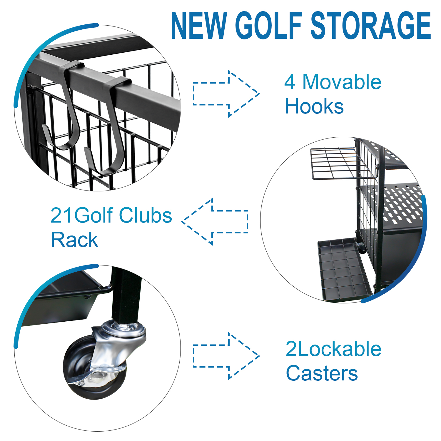 Golf Bag Storage Garage Organi - Sports Equipment Garage Storage review and price