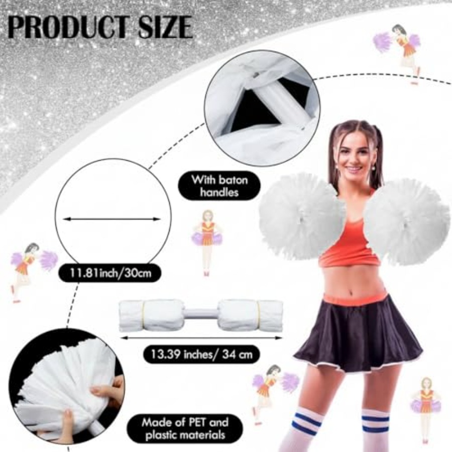 pcs Cheerleading Pom Poms Bulk - Cheerleading Pom Pom review and price