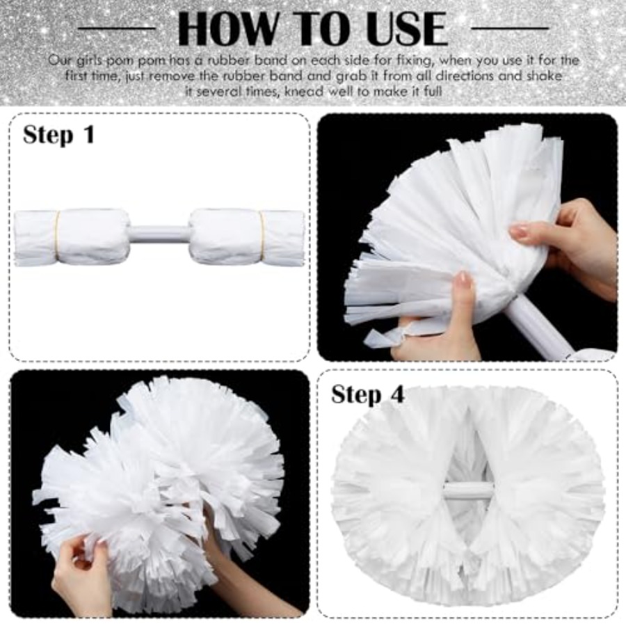 pcs Cheerleading Pom Poms Bulk - Cheerleading Pom Pom review and price