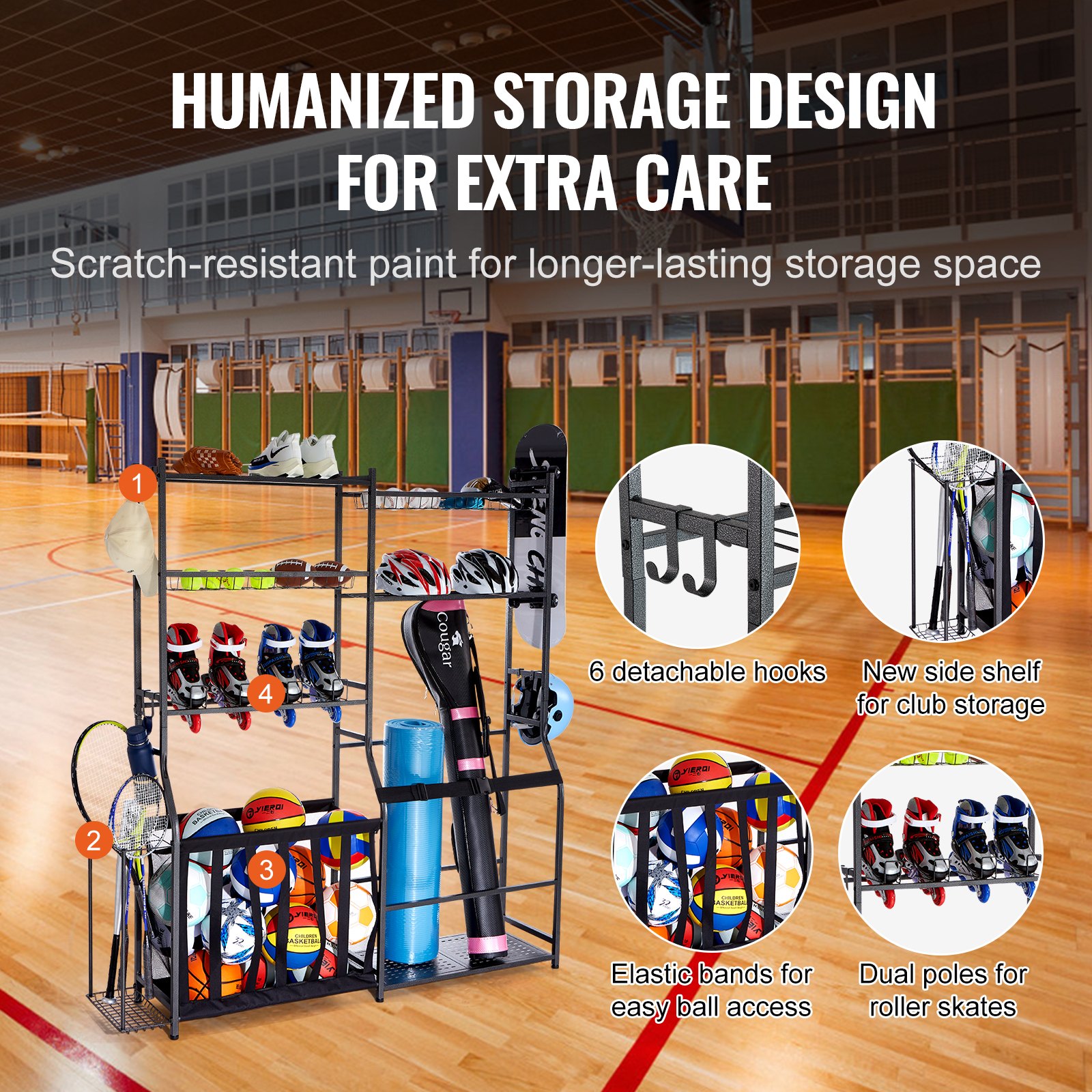 Golf Storage Garage Organizer, - Sports Equipment Garage Storage review and price