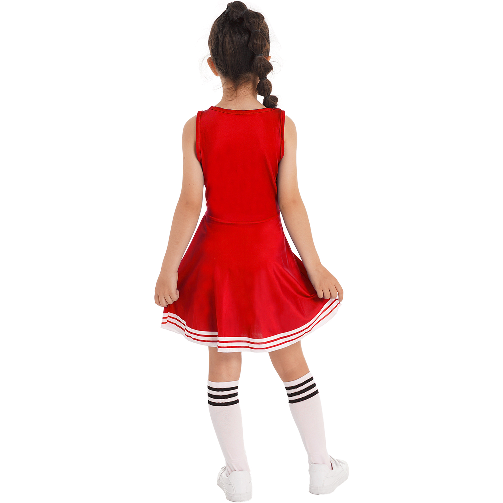 Girls Cheerleader Costume Slee - Cheerleading Pom Pom review and price