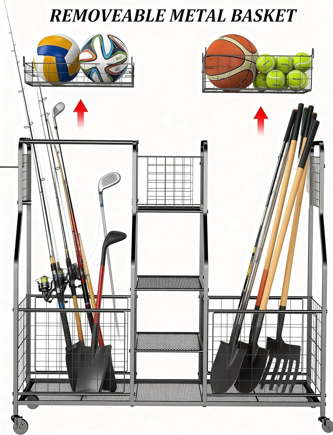 Garage Sports Equipment Organi - Sports Equipment Garage Storage review and price
