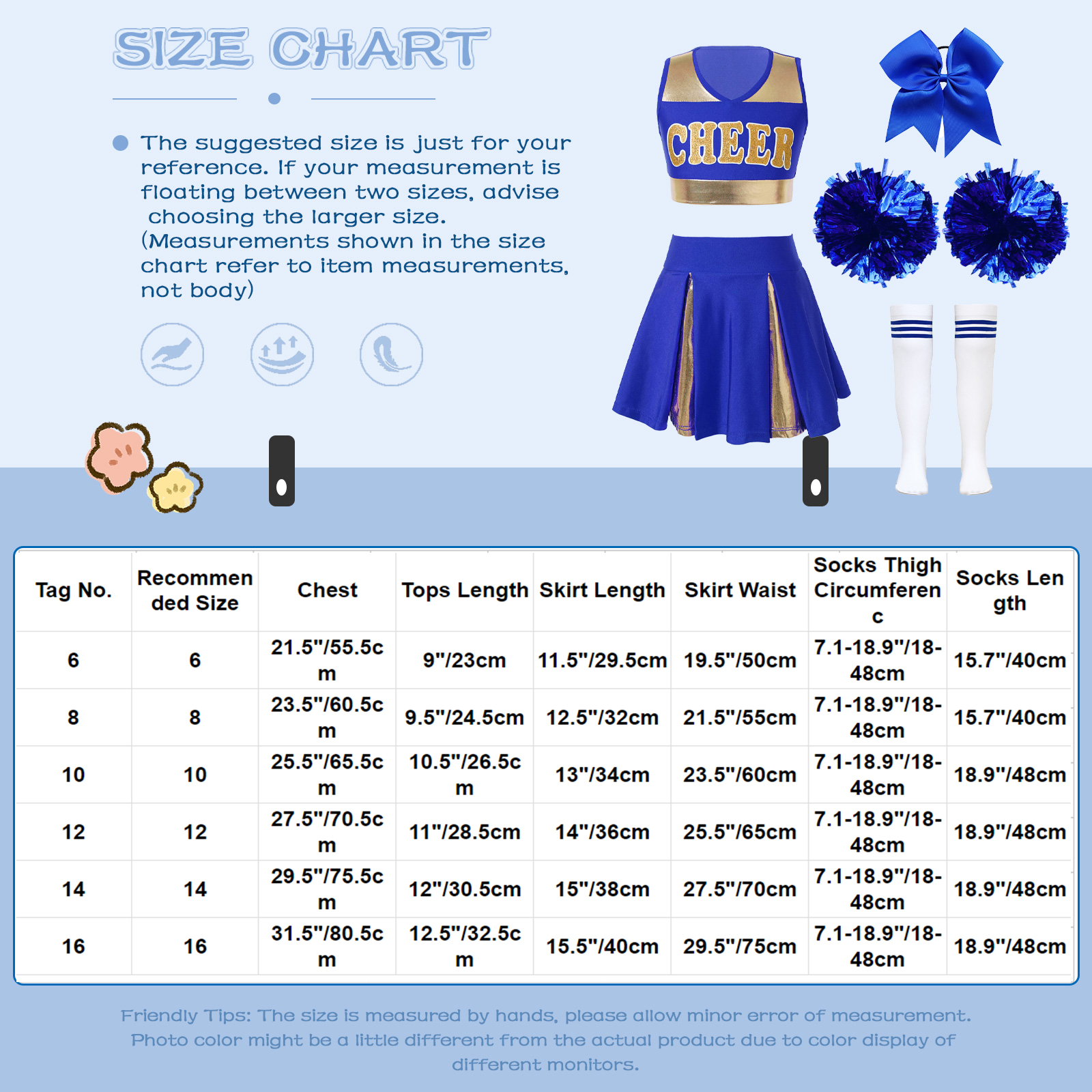 Girls Cheer Leader Costume Out - Cheerleading Pom Pom review and price