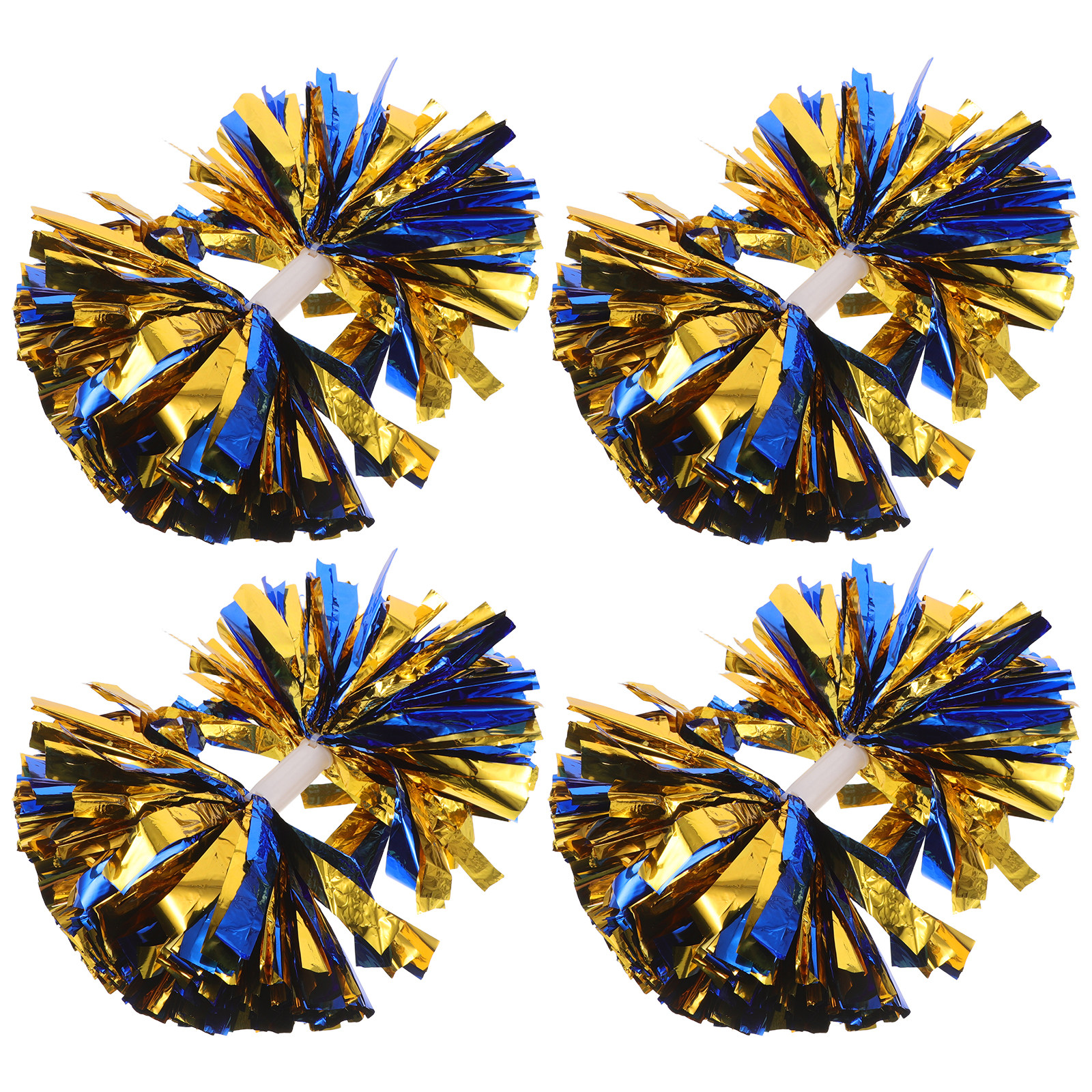 4Pcs Metallic Cheer Pom Poms B - Cheerleading Pom Pom review and price