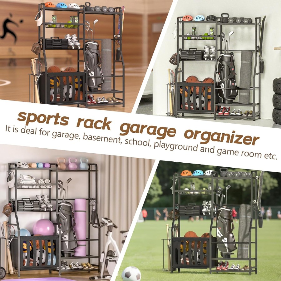 Garage Sports Equipment Organi - Sports Equipment Garage Storage review and price