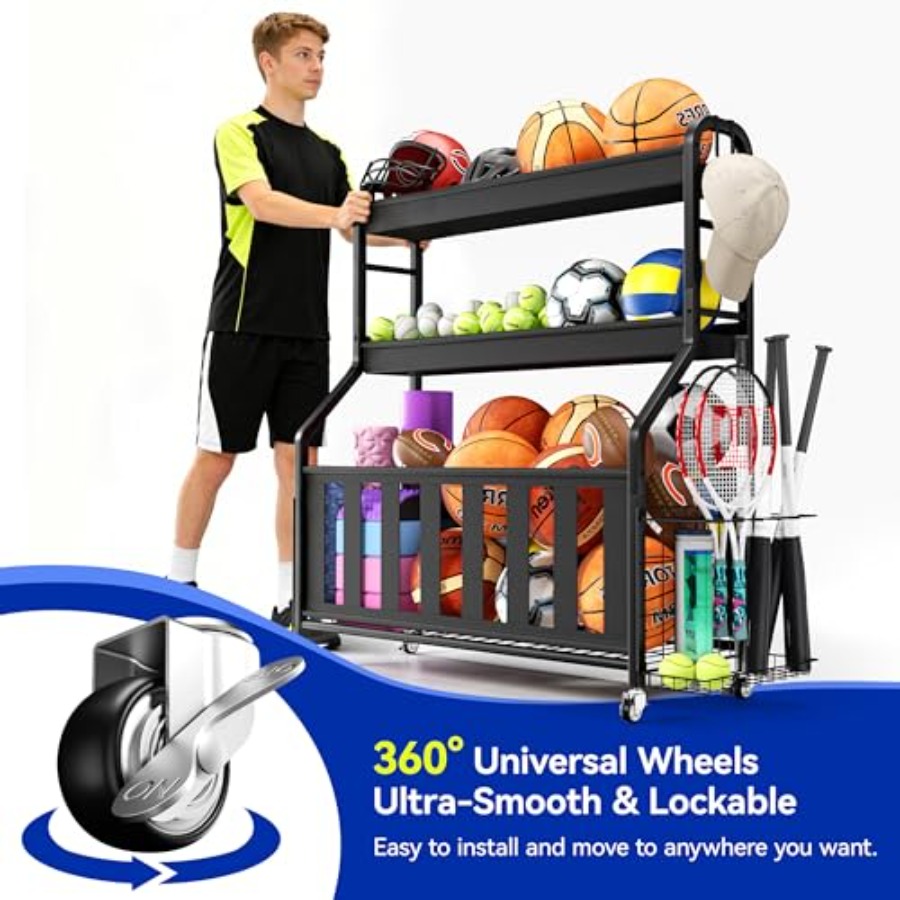 Sports Equipment Organizer Rol - Sports Equipment Garage Storage review and price
