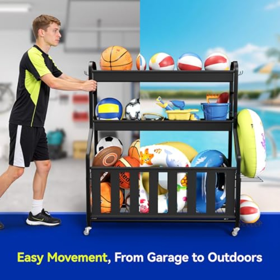 Sports Equipment Organizer Rol - Sports Equipment Garage Storage review and price