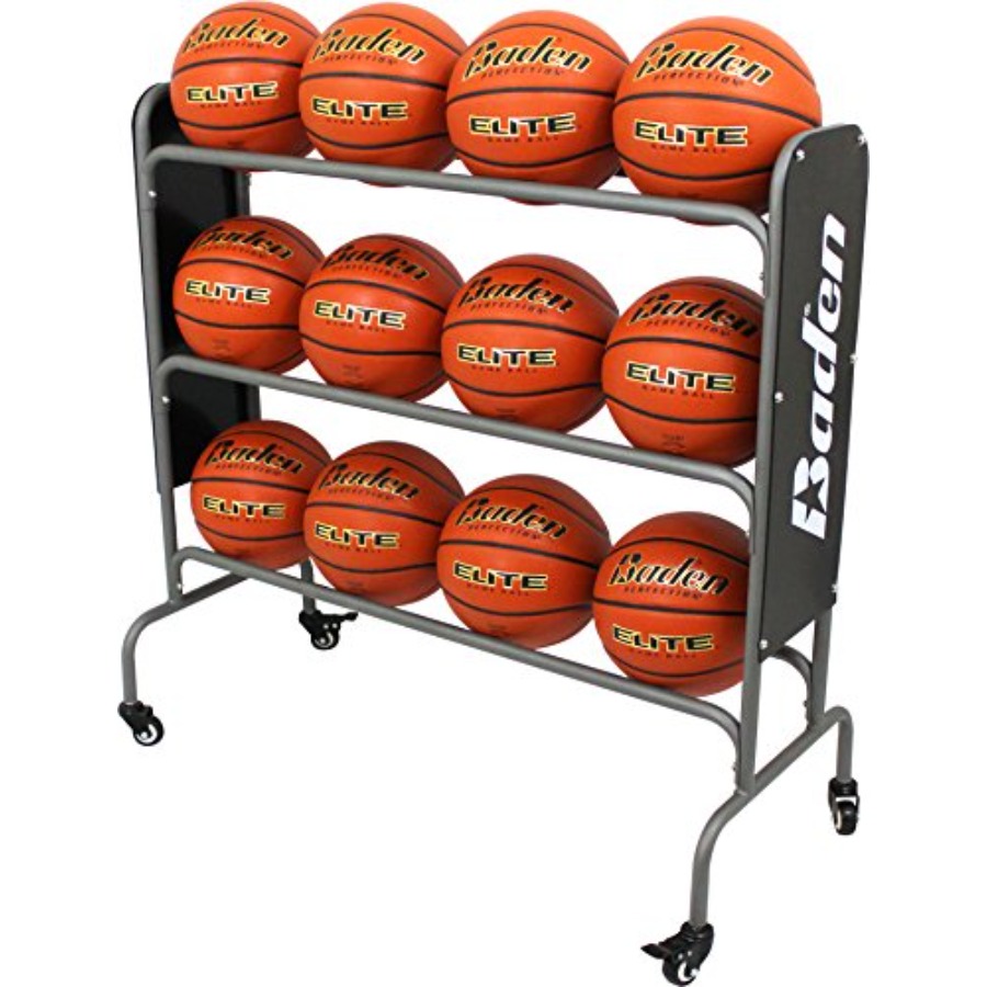 Steel Basketball Rack with Whe - Sports Equipment Garage Storage review and price