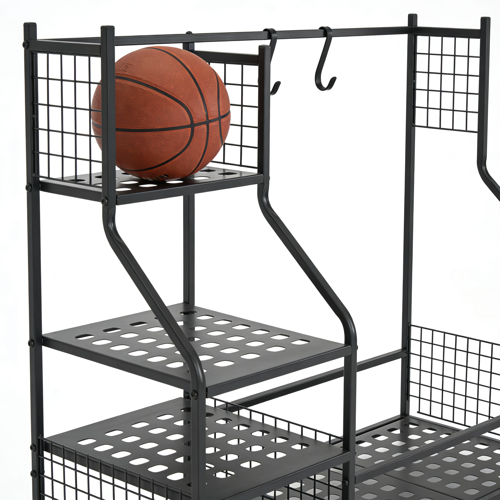 Modern Metal Display Shelf for - Sports Equipment Garage Storage review and price