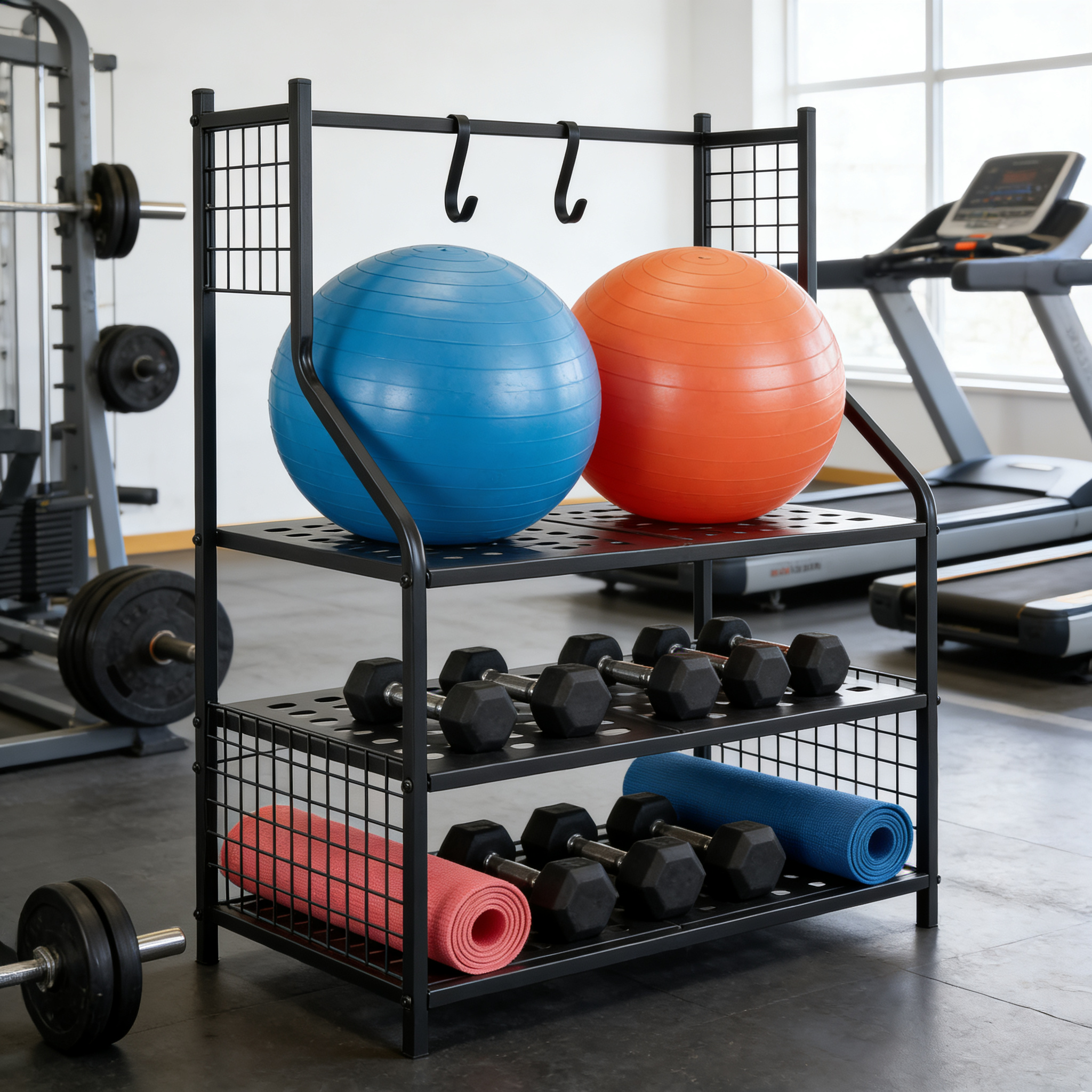 Modern Metal Display Shelf for - Sports Equipment Garage Storage review and price