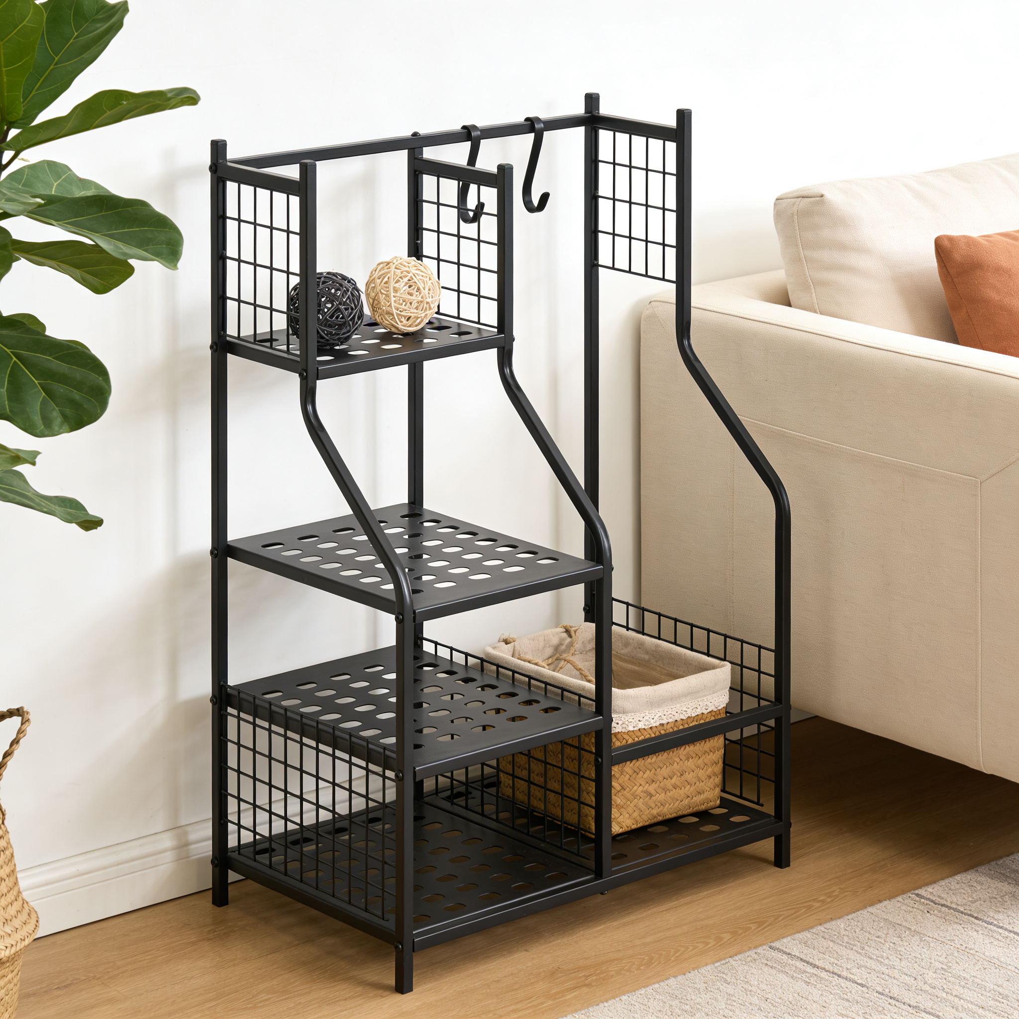 Modern Metal Display Shelf for - Sports Equipment Garage Storage review and price