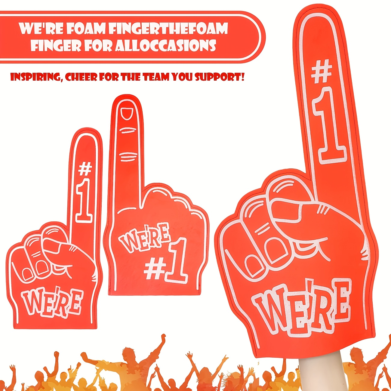 Giant Foam Finger 18 Inch We'r - Sports Equipment Game review and price