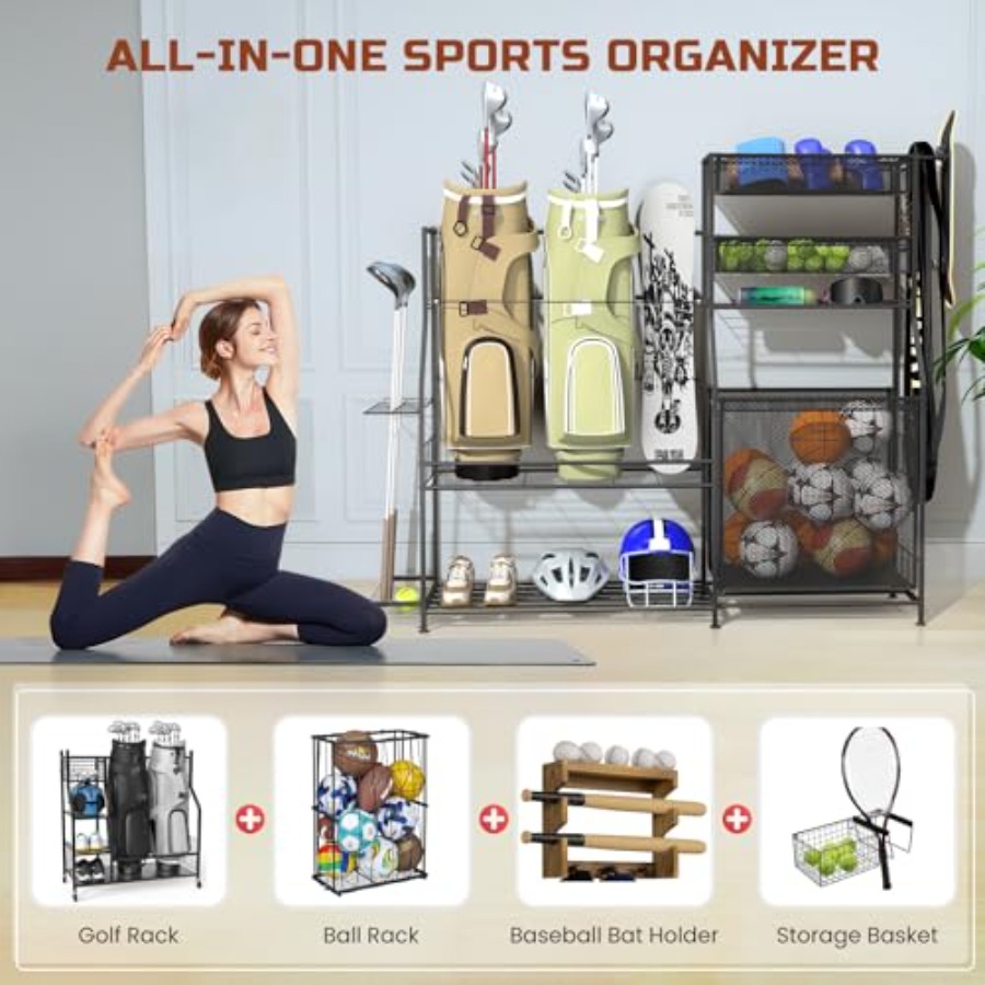 Garage Sports Equipment Organi - Sports Equipment Garage Storage review and price