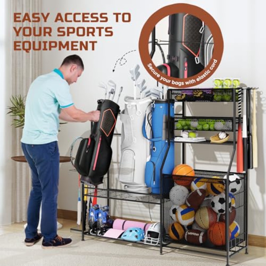 Garage Sports Equipment Organi - Sports Equipment Garage Storage review and price