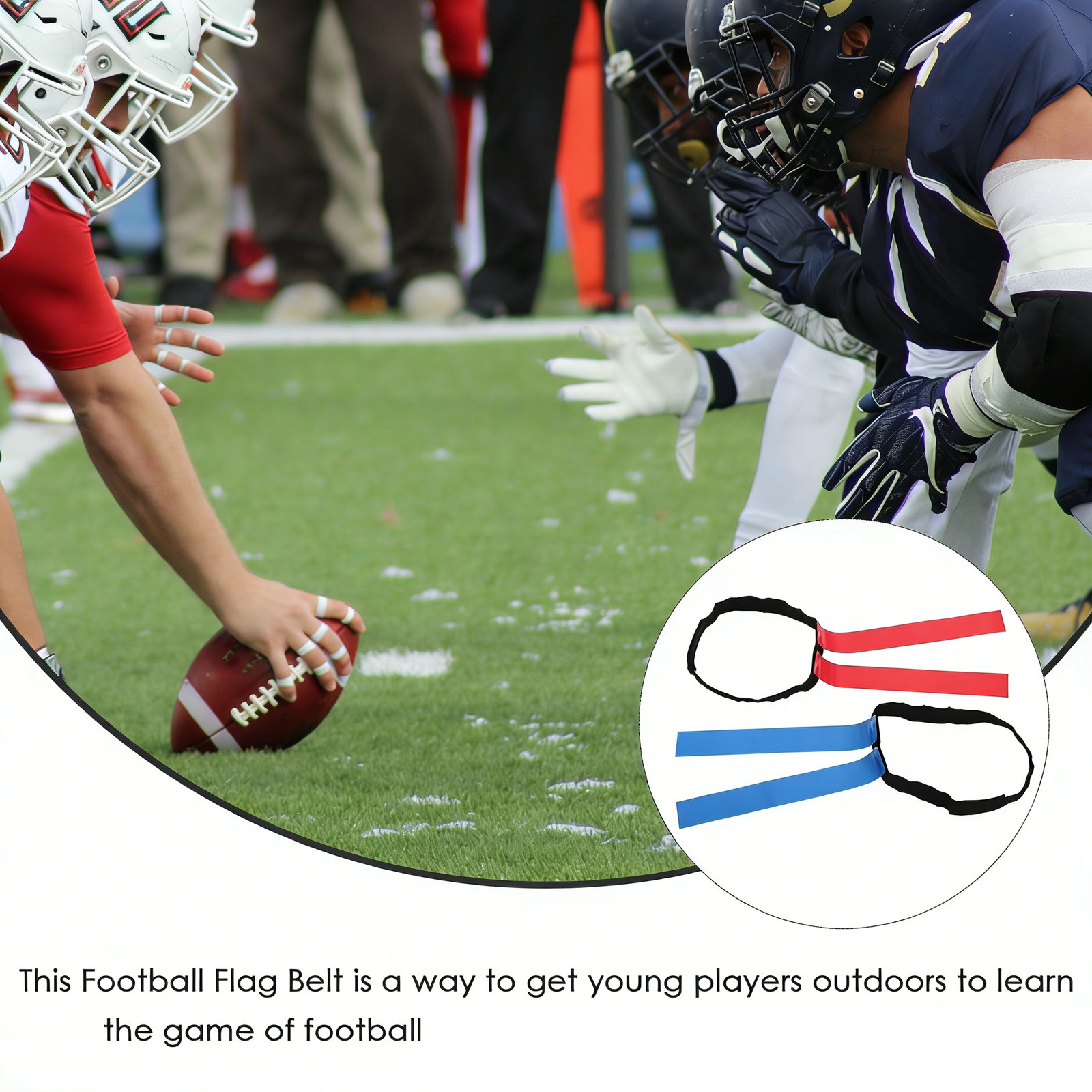 2Sets Football Flag Belt Rugby - Sports Equipment Game review and price