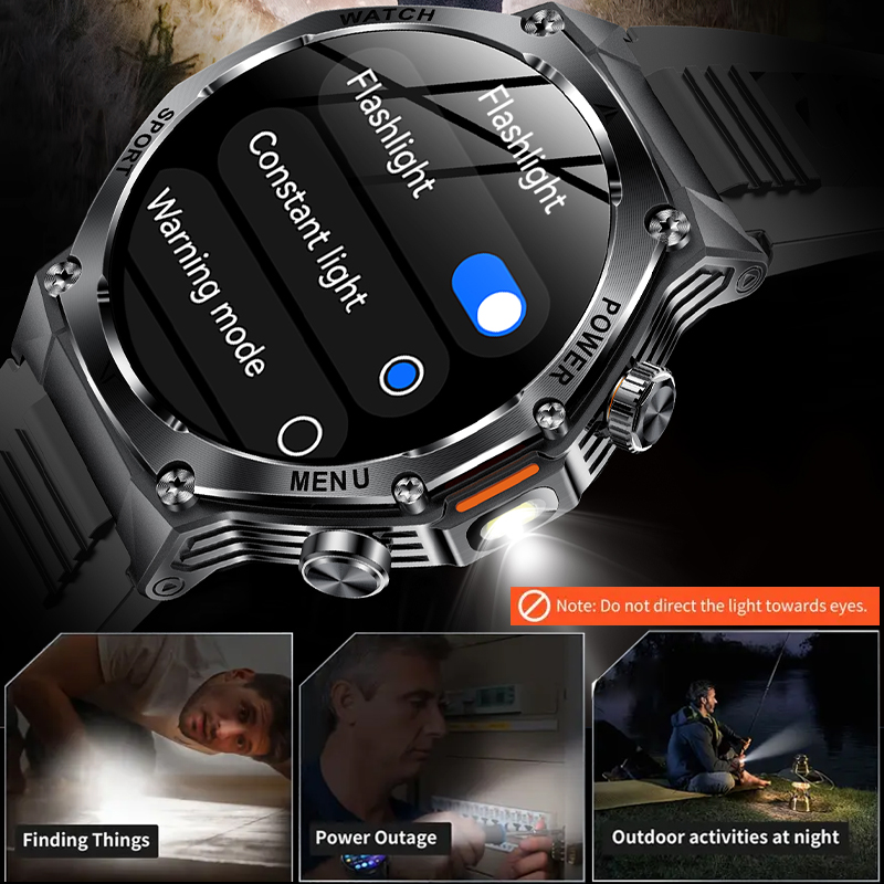 Tactical Style Smart Watch LED - Sports Equipment In Spanish review and price