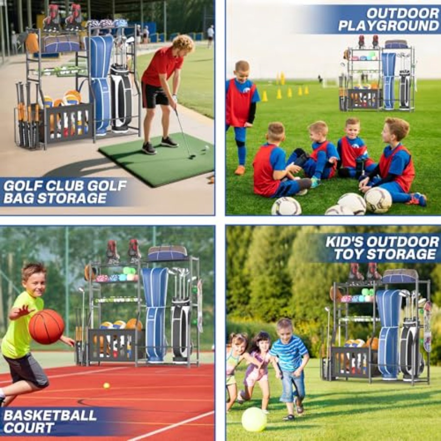 Heavy Duty Garage Sports Equip - Sports Equipment Garage Storage review and price